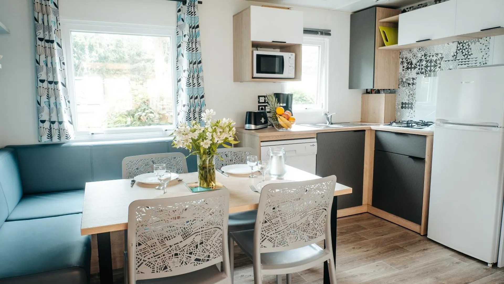 Mobil Home Xxl 4 Chambres - Camping A L'Ombre Des Tilleuls Peyrouse